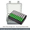 Battery Storage Organizer Holder Holds 54 AA AAA Batteries, Battery Box Case Garage Container,Home Drawer Organization Dispenser