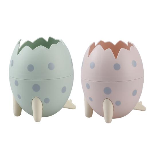 Подставка для ручек в виде яйца динозавра, съемный ящик для хранения канцелярских принадлежностей, практичный органайзер для стола для ручек