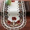 Vintage Embroidered Cloth Rectangular Wedding Table Cloth Event Party Banquet Home Decoration Table Cover CDN