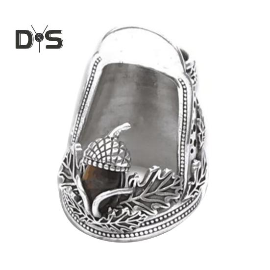 Open Nail Thimble for Hand Sewing Quilting Vintage Metal Thimble Wraparound Design Finger Protector for Knitting Needlework DIY Tools