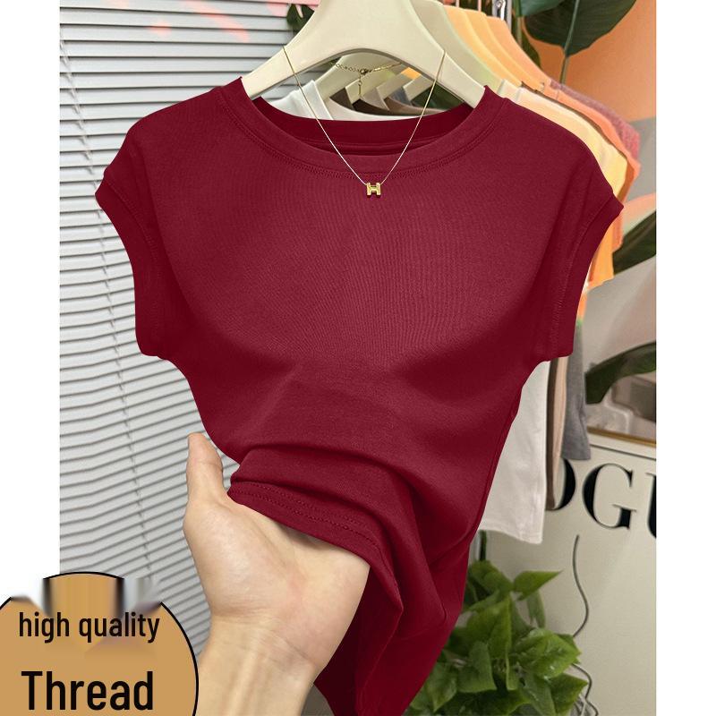 Stylish Women's Summer Cap Sleeve Slim Fit Top