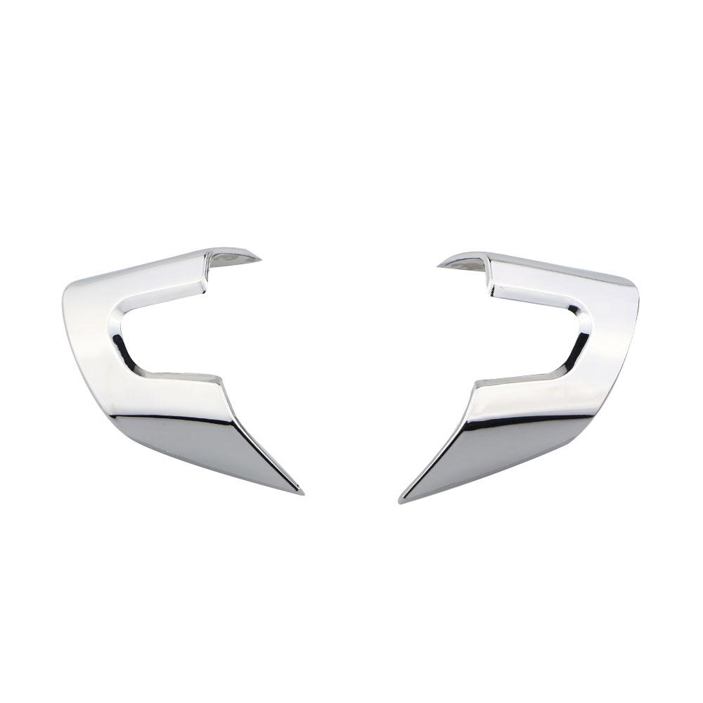 ABS хромированная крышка рулевого колеса автомобиля, декоративная наклейка, накладка для Volkswagen VW GOLF 6 MK6 JETTA MK5 MK6 POLO Bora