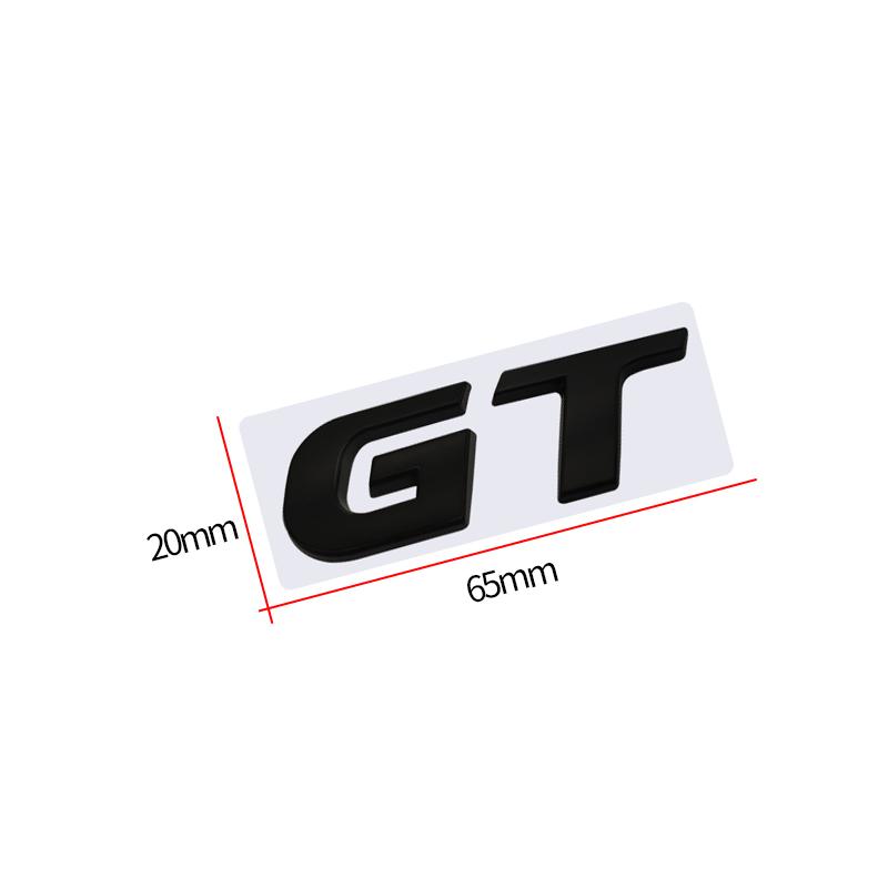 EPYFH1 3D metal chrome sliver black red GT SPORT for VW Volkswagen Polo Passat Golf 5 MK5 Edition Emblem Badge autocar Sticker