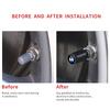 BABD1 For BMW New 4Pcs Car Wheel Tire Valve Caps Air Stem Covers Accessories For BMW E46 E90 E60 F10 E39 F30 E36 F20 E87 E90 E70 E91