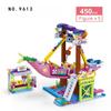 450PCS City Girl Friend Series Amusement Park Sea Rover Building Blocks Mermaid Ship Brick Toys Set for Children Christmas Gifts