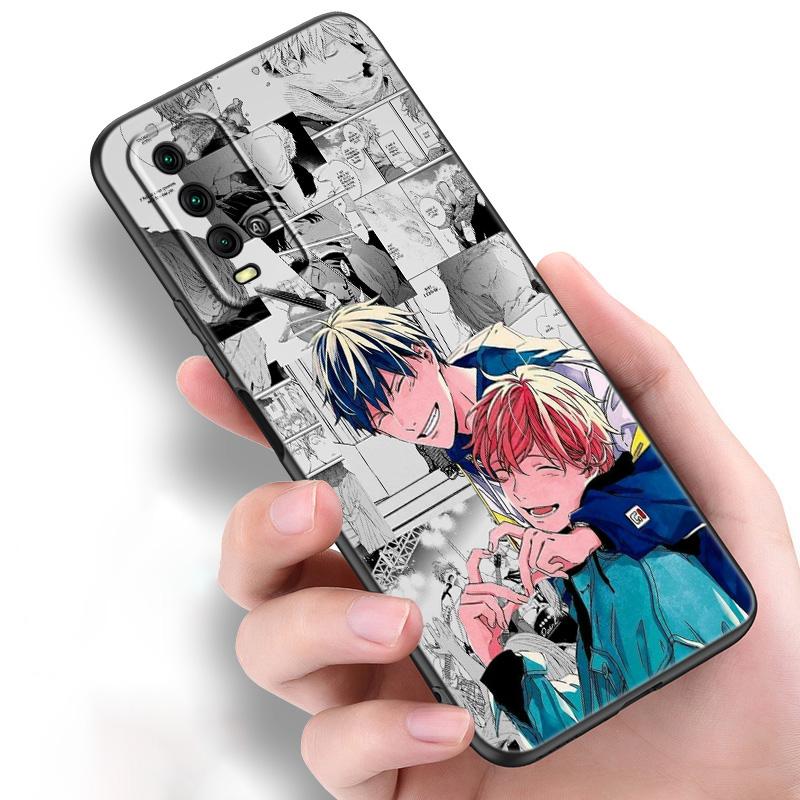 Силиконовый чехол для телефона с рисунком аниме Yaoi для Xiaomi Redmi Note 11 10 9 8 Pro 11T 10T 10S 9S 8T 9 9A 9C 9T, черный мягкий чехол