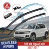 Щетки стеклоочистителя для VW Tiguan MK1 2007-2017 лобовое стекло чистое окно лобовое стекло автозапчасти автомобильные щетки для дождя 24''+21''