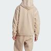 adidas Originals Trefoil Premium Essentials Флисовая куртка с капюшоном Мужская Верхняя одежда Бежевый IM4441