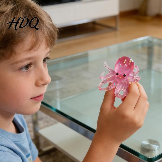 3D Осьминог Игрушка Мини Сжималка Снятие Тревоги Стресса Расслабление Рука Мягкий Растягивающийся Морское Животное Сенсорный Подарки на Вечеринку Мяч