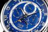 JMW TOKYO Мужские Роскошные Часы с Фазами Луны – Японский Механизм, Римские Цифры, Синий и Серебряный – Ограниченная Серия 300 Штук по Всему Миру
