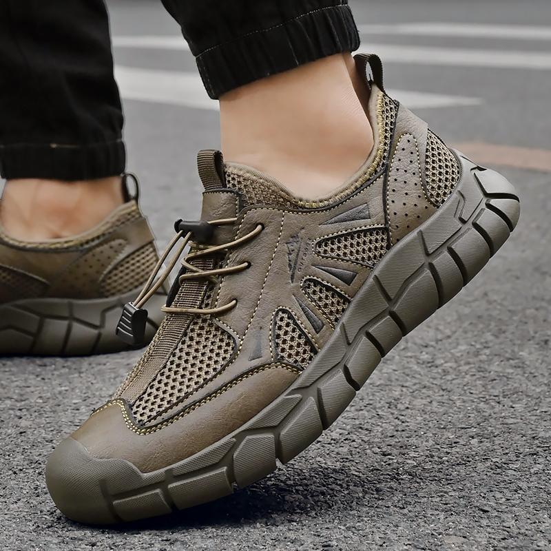 Shoes851 Outdoor splicing fly-woven mesh shoes 38-46 Casual hollow and breathable