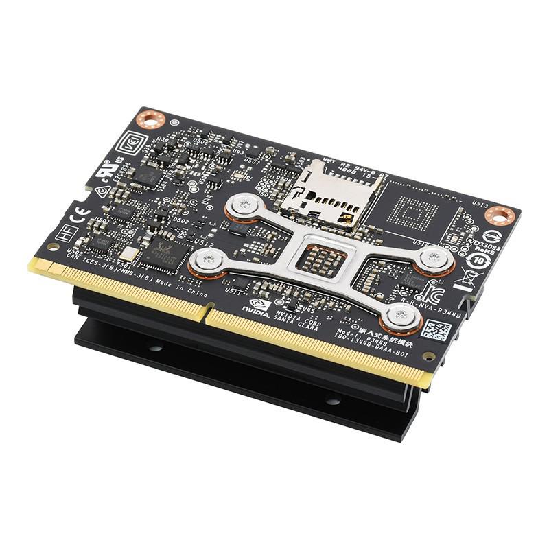 Алюминиевый модуль радиатора для NVIDIA Jetson Nano с креплением на пружинных зажимах