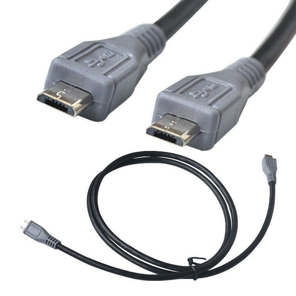 Converter Lead Charging Cord Data Cable OTG Micro USB to Micro USB Male to Male