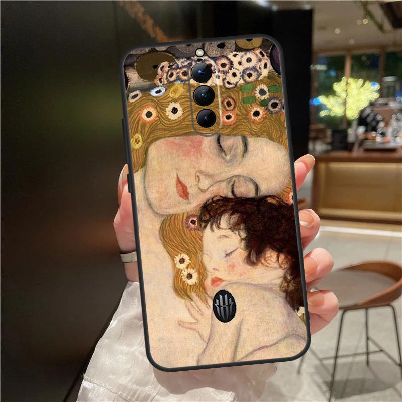 Чехол с картиной Густава Климта «Поцелуй» для ZTE Nubia Red Magic 10S 9S 8S 10 9 8 11 Pro Plus 6 7 6S 7S Для RedMagic 10 Air Чехол