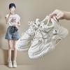 Ins Korean Version of Spring New Dad Shoes Female Student Sports Shoes Running Casual Thick Sole Height Increase FB6601