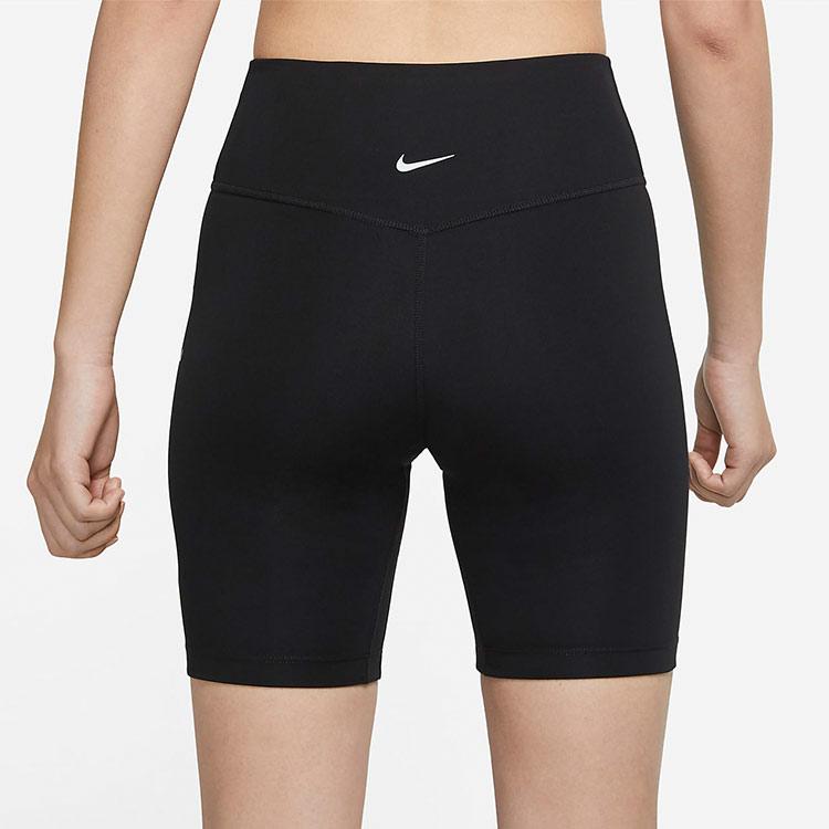 Nike As W Nk Swoosh Rn Tght Short 7 Knitted Fitness Shorts Women Shorts Black DA1284-010