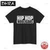 Музыкальная футболка Hip Hop Hooligans Унисекс Плотный Хлопок Ретро Эстетика для Девушек Короткая Футболка Унисекс Классическая
