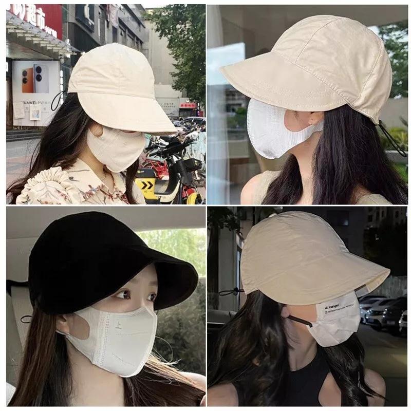 Women Ladies Summer Wide Brim Foldable Sun Hat Anti-Uv Beach Visor Caps Hats