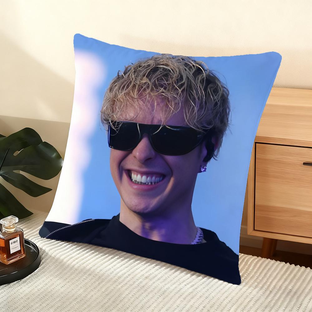 E-Egor Kreed Cushion Cover Soft Short Plush Pillow Cover Smooth Cozy Texture Aesthetic Cushion Case Home Decor