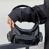 Women's PU Leather Crossbody Bag with Multiple Pockets Messenger Bag Soft Bag