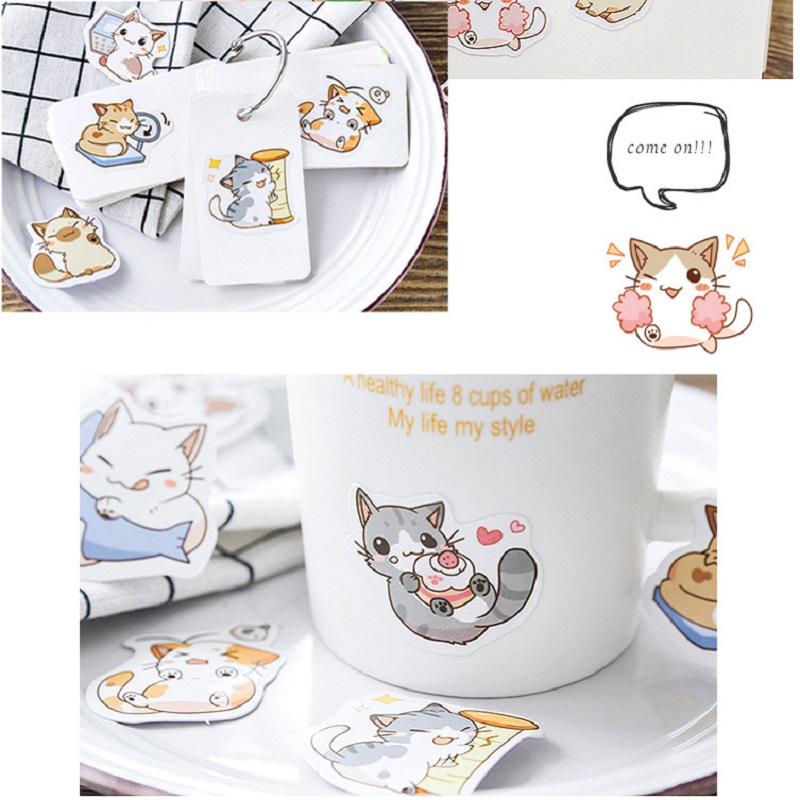 45 Pieces/ Boxed Stickers Account Album Decoration Stickers Seal Stickers Diy Stickers