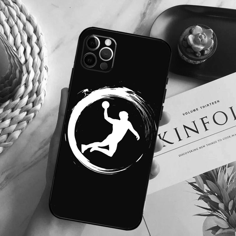 Handball Sport Case For iPhone 15 11 12 13 14 Pro Max XS XR X 7 8 Plus 12 13 Mini 16 Pro Max Soft Cover