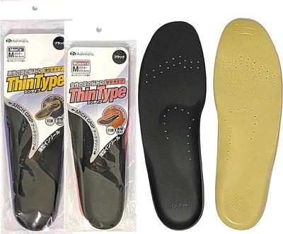 Стелька ASHIMARU Тонкая Тонкая Обувь для Ежедневных Дорожных Поездок Обувь Снятие Усталости Боль В Пятке Амортизация Искусственная Кожа Деловая Обувь Деловые Стельки