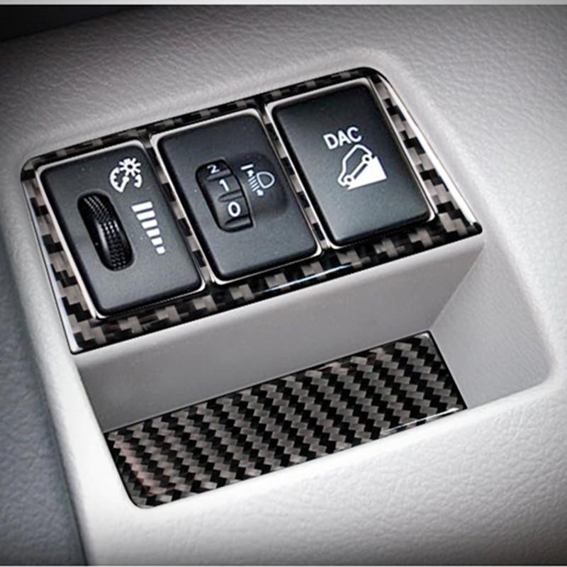 Углеродное волокно Автомобильный центр Панель управления Руль Декоративная крышка Наклейка Наклейка для Toyota RAV4 Внутренняя часть автомобиля