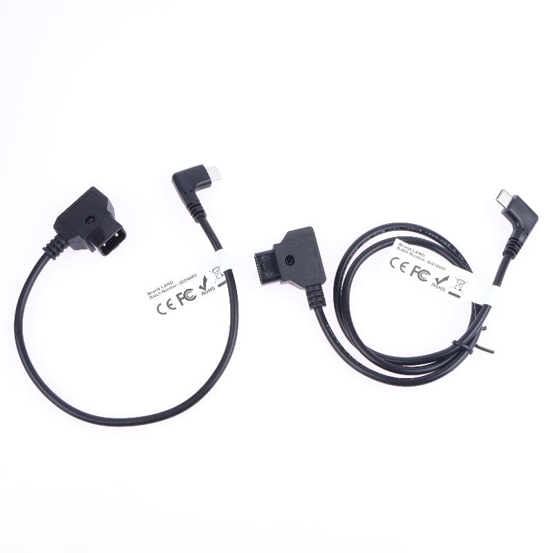 D Tap Input Type C Output Power Cable for LED Lights Quick Charge Adapter for V Mount Battery Equipment