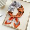 Fashion Decoration Scarf Hairband Tie Hair 70 Small Square Scarf Silk Scarf Women'S Spring And Autumn Versatile Small Scarf Professional Scarf