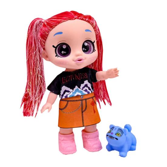 10-дюймовая виниловая кукла 5 шарниров 5D полупрозрачные глаза Живое выражение Коллекционная фигурка Детский подарок Настольное украшение