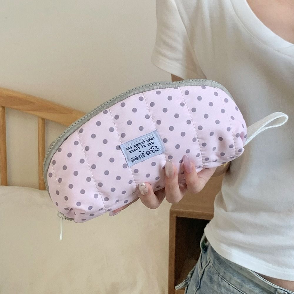 Large Capacity Pen Bag Multi-Layer Divided Cosmetic Pouch Korean Style Stationery Organizer  School