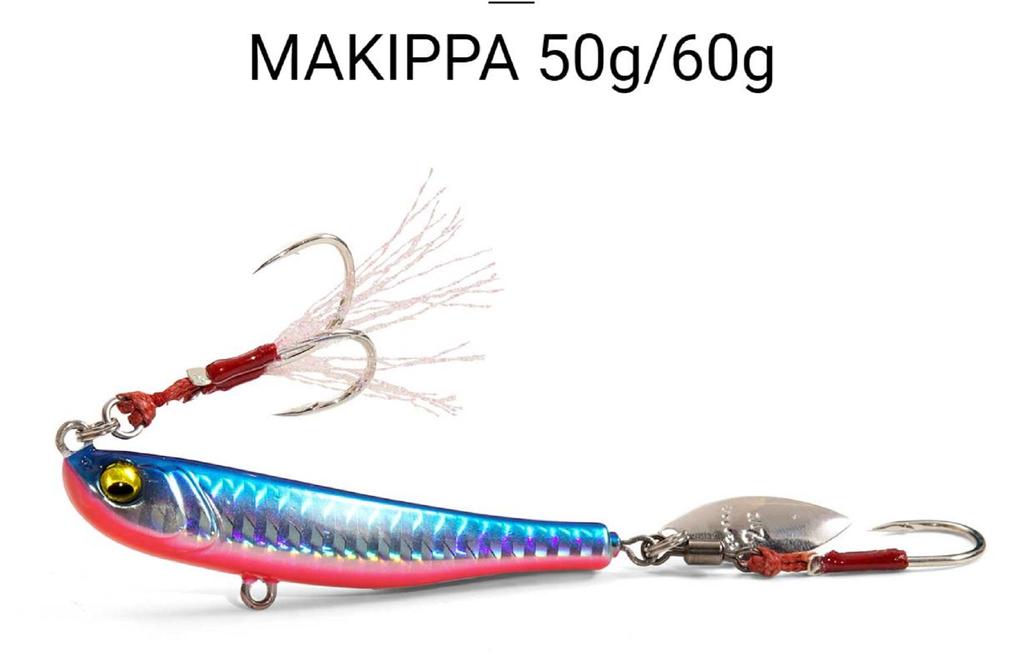 Megabass Металлическая приманка Makippa 50 грамм Тонущая приманка Синий Розовый (0045)