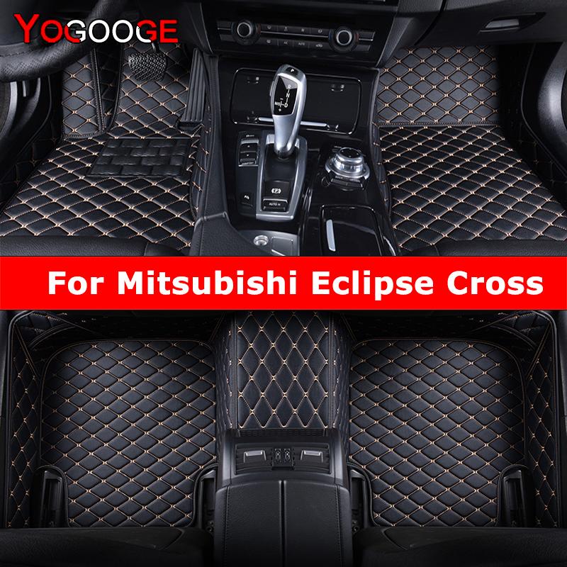 YOGOOGE Индивидуальные автомобильные коврики для Mitsubishi Eclipse Cross Автомобильные ковры Ножные коврики для автомобиля Аксессуар RO4