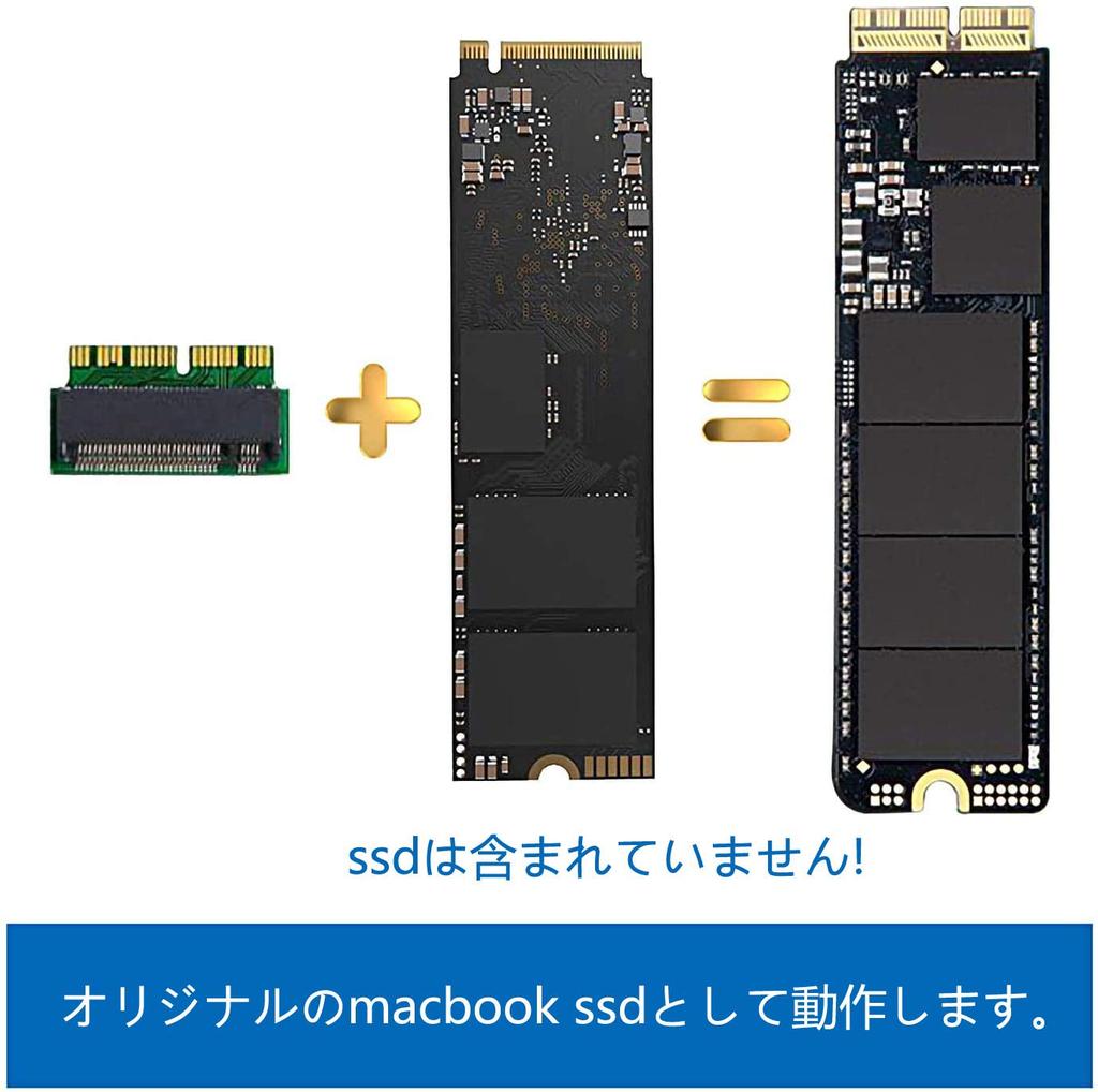 Переходник NVMe SSD на NGFF SSD Карта-адаптер Замена для MacBook Air Pro Retina Середина 2013 2014 2015 2016 Комплект для обновления SSD NVMe AHCI для A1465