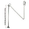 Adjustable Length Bird Cage Food Holder Bird Feeder for Cage  For Macaw Parakeet Parrot Budgie