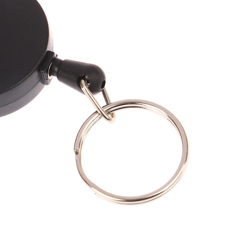 Выдвижная катушка для бейджа для карточки с именем, металлическое выдвижное кольцо для ключей