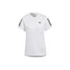 Own The Run Cooler Tee With Three-Stripe Logo Print Women Tops White HB9375