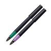 PARKER Official Ingenuity Slim Set Deep Black Green BT Deep Black Purple BT Parker 5th F Fine Nib Official Import 2-Piece (2172202) (2172203)