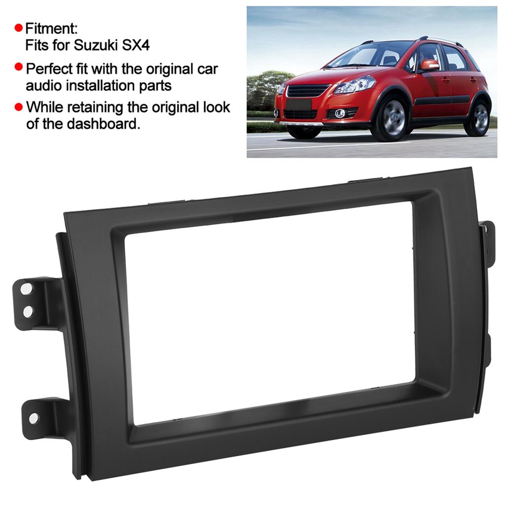 Автомобильный DVD-плеер, радиоприемник, стереосистема, монтажная рамка, комплект для отделки панели, подходит для Suzuki SX4