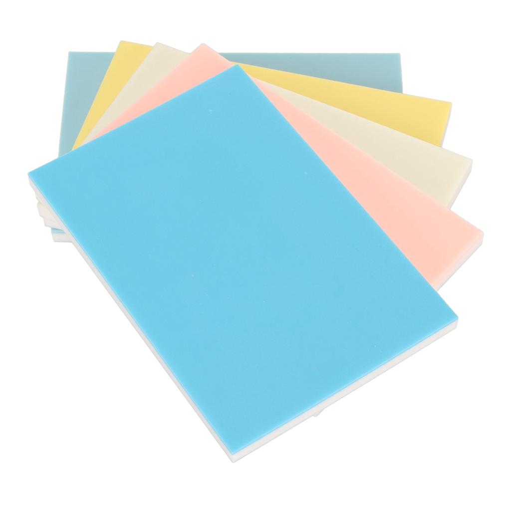 5 шт. блоков для резьбы длиной 5,9 дюйма, шириной 3,9 дюйма, разноцветные двухслойные блоки для резьбы штампов для P