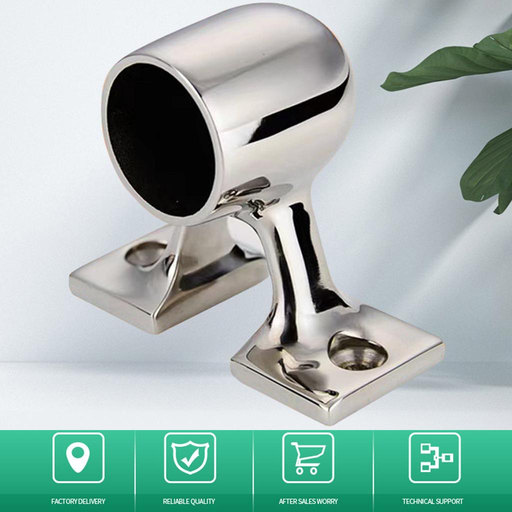 Опора для ног из нержавеющей стали морского класса 316. Прочная и устойчивая к ржавчине сверхмощная опора для рельсов. Простая установка.