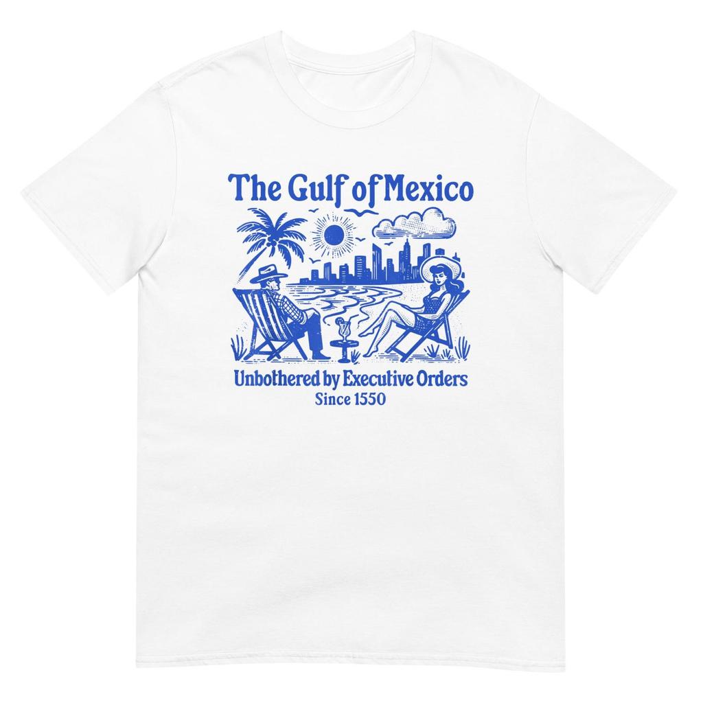 Gulf of Mexico shirt, vintage coastal graphic tee for beach lovers, casual summer wear, perfect ocean-themed gift