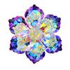 Shining Crystal Flower Brooches For Women Handmade Winter Fashion Pin 20 Colors Available Party Accessories