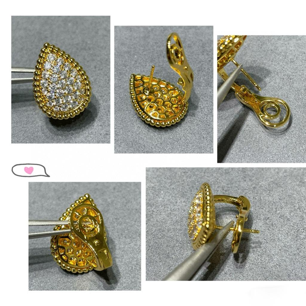 Новый Горячий Бренд Винтажные Серьги для Женщин Роскошные Ювелирные Изделия Модные Серьги-Клипсы Дизайнерские Серьги-Подвески в Виде Капли Воды Чистое Серебро 925 пробы для Вечеринки