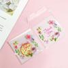 Self-adhesive Bags Baked Plastic Bag Birthday 7x7+3cm Transparent Candy Bag 100Pcs OPP Bag For Wedding Cookie Food Packaging Party Decor