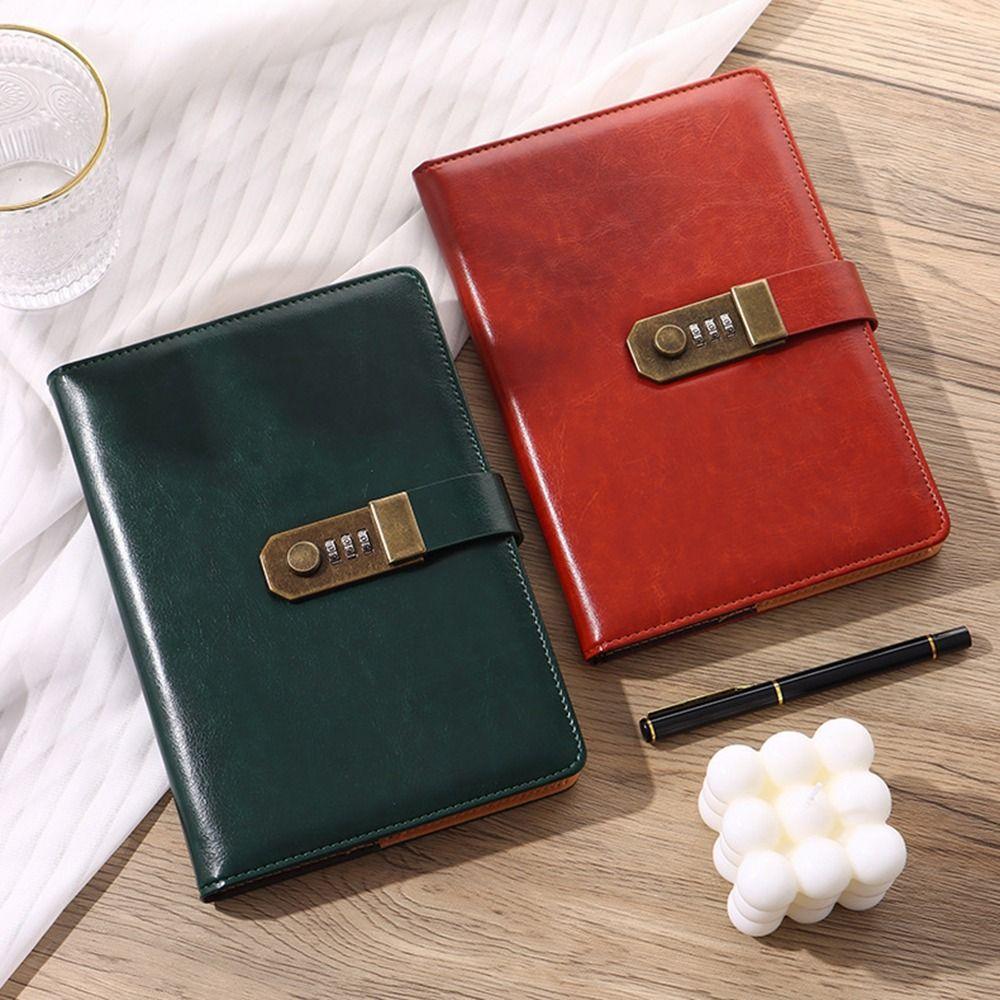 Утолщенный блокнот с паролем на 200 страниц, дневник, ретро-блокнот для студентов, дневник для письма