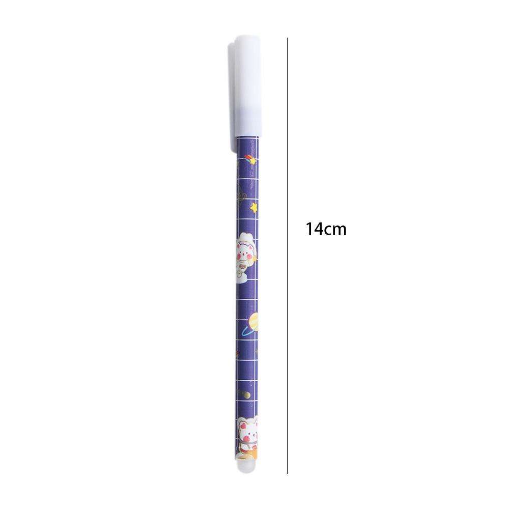 Washable Handle Press Pen Cartoons 0.5mm Erasable Pen Student Pen Neutral Erasable Pen Gel Pens