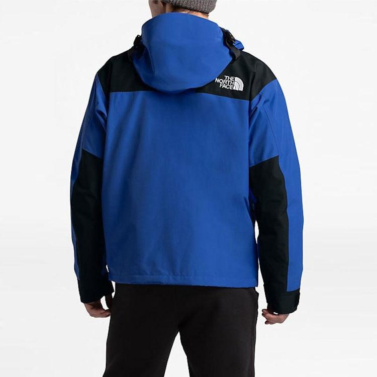 THE NORTH FACE 1990 Outdoor Hiking Waterproof, Windproof, And Rainproof Windbreaker Jacket Unisex Blue NF0A3XEJ-CZ6