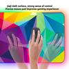 RGB большой 90x40 см офисный коврик для мыши светодиодный игровой коврик для мыши клавиатура компьютер геометрический стол подушка для планшета ПК коврик для ноутбука